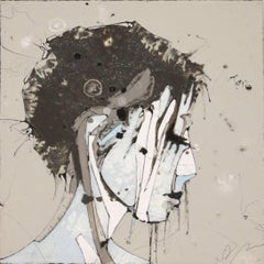 Urban Portrait Painting 
Faces 1
 Freehand Oil Paint Drip/Drizzle Technique