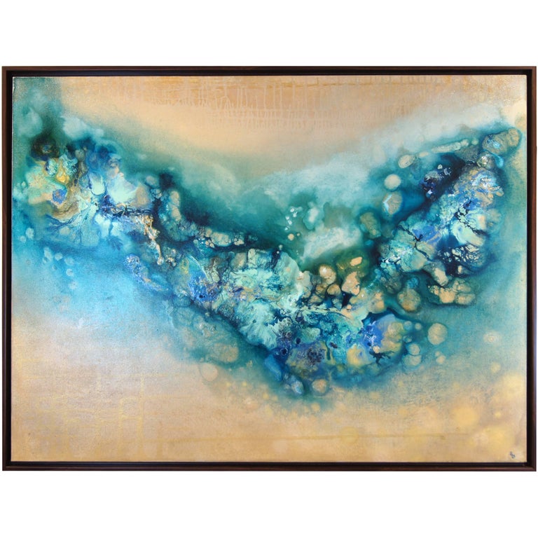 Paul Redd Butterfield - Abstract Expressionist Painting 'The Flow ...