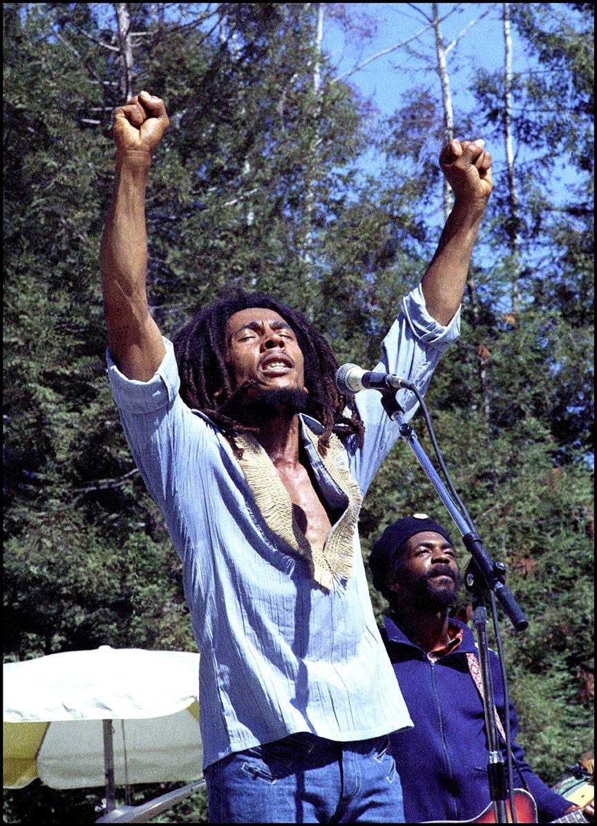 Kim Gottlieb Walker Color Photograph - Bob Marley Santa Barbara