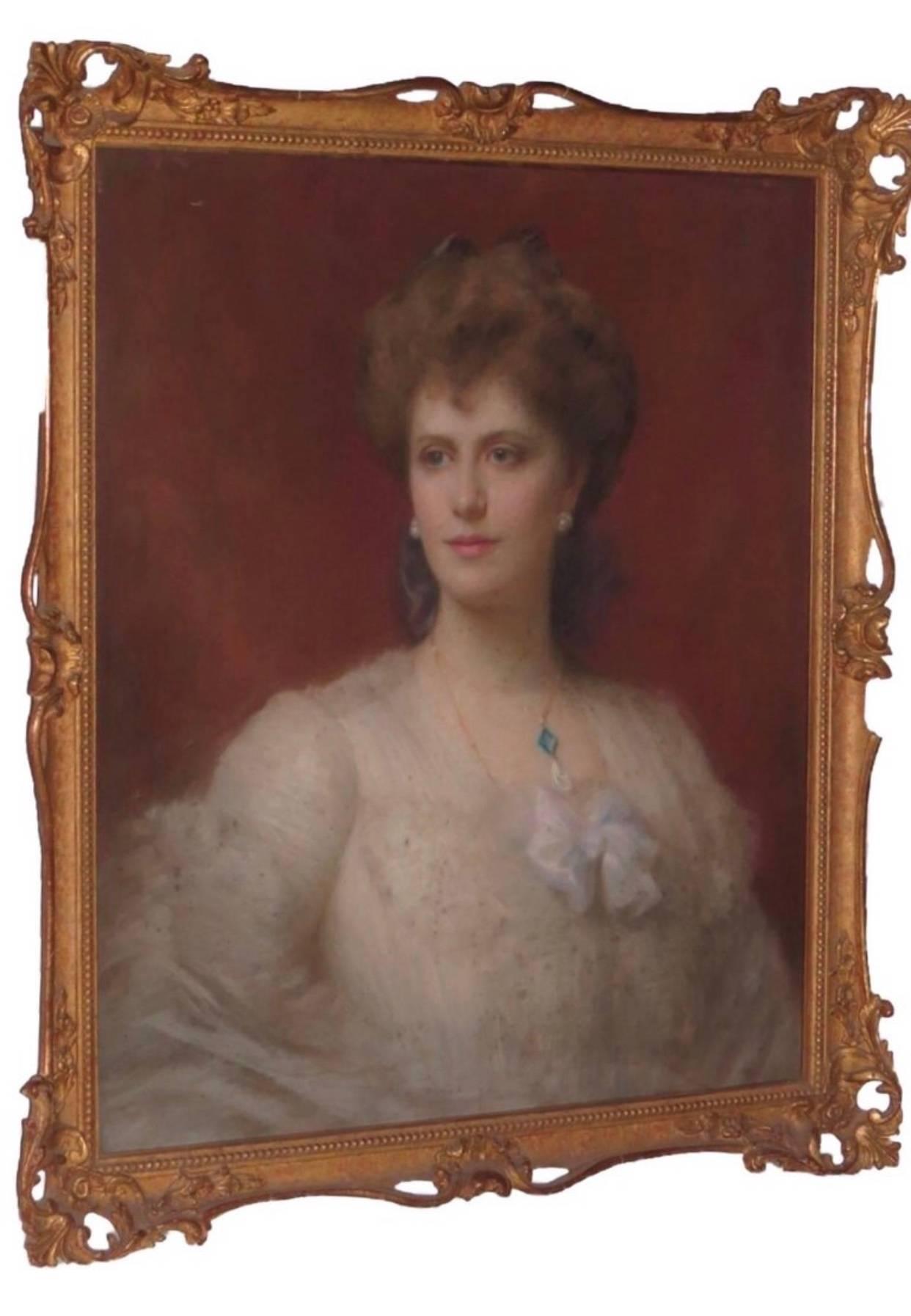 Alice Keppel Portrait of National and Royal Importance H.R.H the Prince of Wales - Painting by Ellis William Roberts