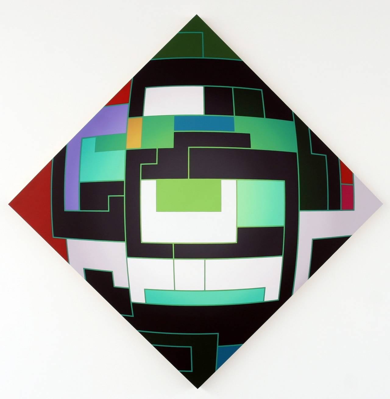 Thomas Burke Abstract Painting - Electric