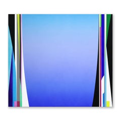 Dion Johnson, Zero Gravity, acrylic on canvas, abstract painting, 32x36 in 9