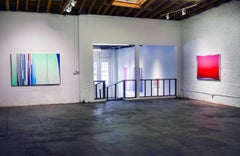 Dion Johnson, Terraformation, acrylic on canvas, abstract painting, 48 x 72 in