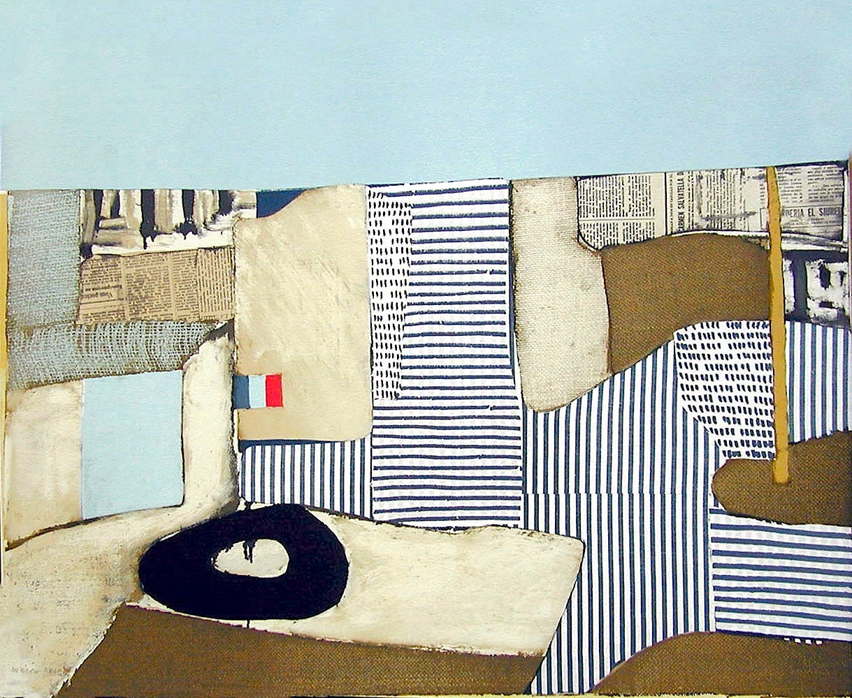 Conrad Marca Relli 1 Villa Neuve Signed Lithograph Modernist