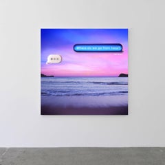 "Where Do We Go From Here" - digital print, LED light-box