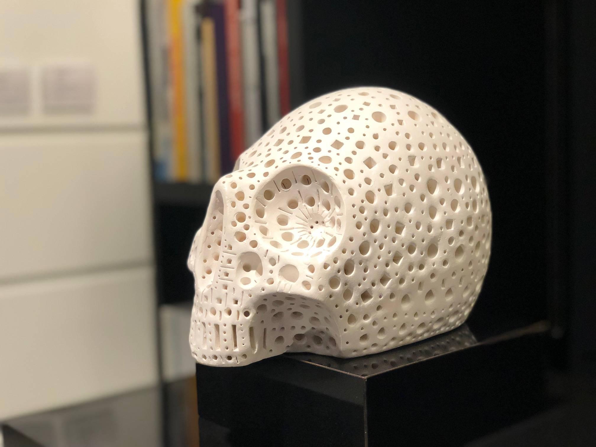 Stardust (Skull) - Sculpture by Alexander Ney