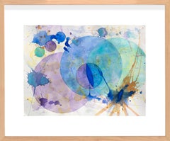 Concentric - Dance (Blue, Purple Painting)