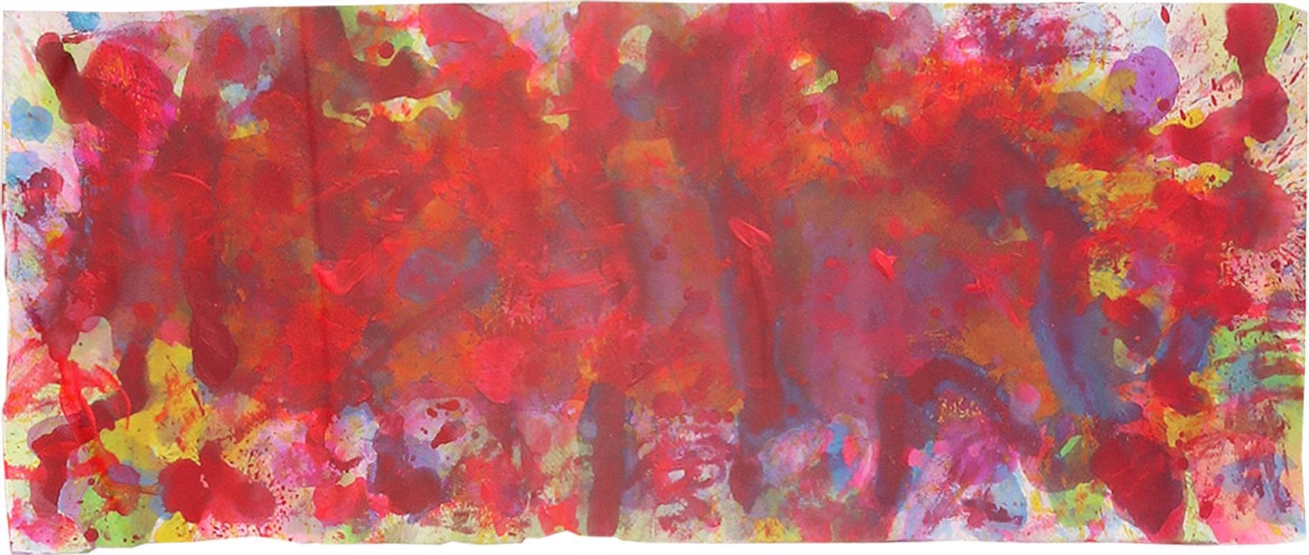 J. Steven Manolis Abstract Painting - REDWORLD - Extravaganza