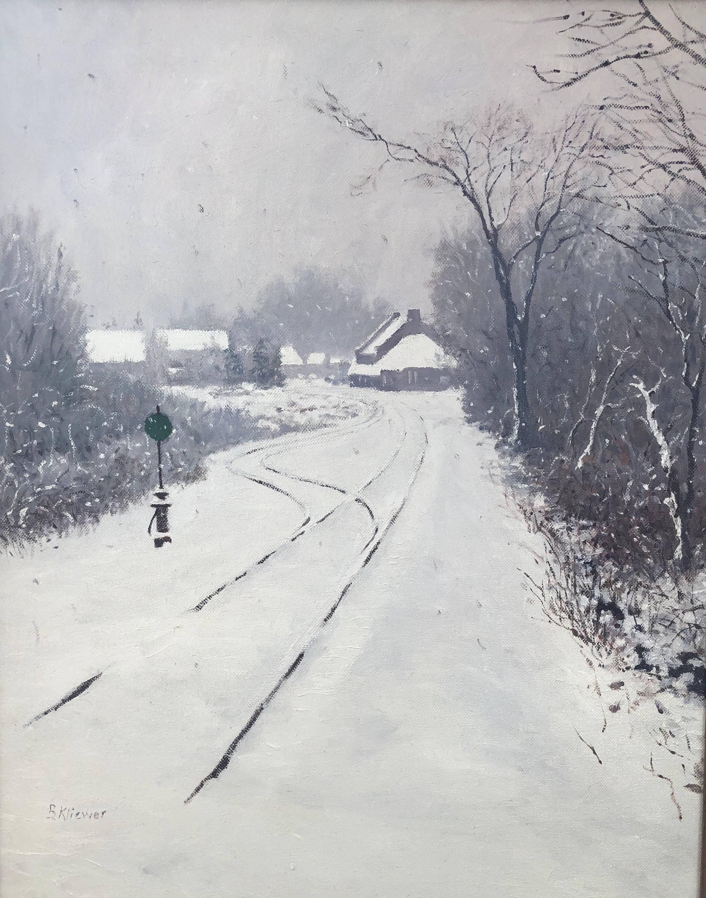 Brian Kliewer Landscape Painting - Winter Tracks