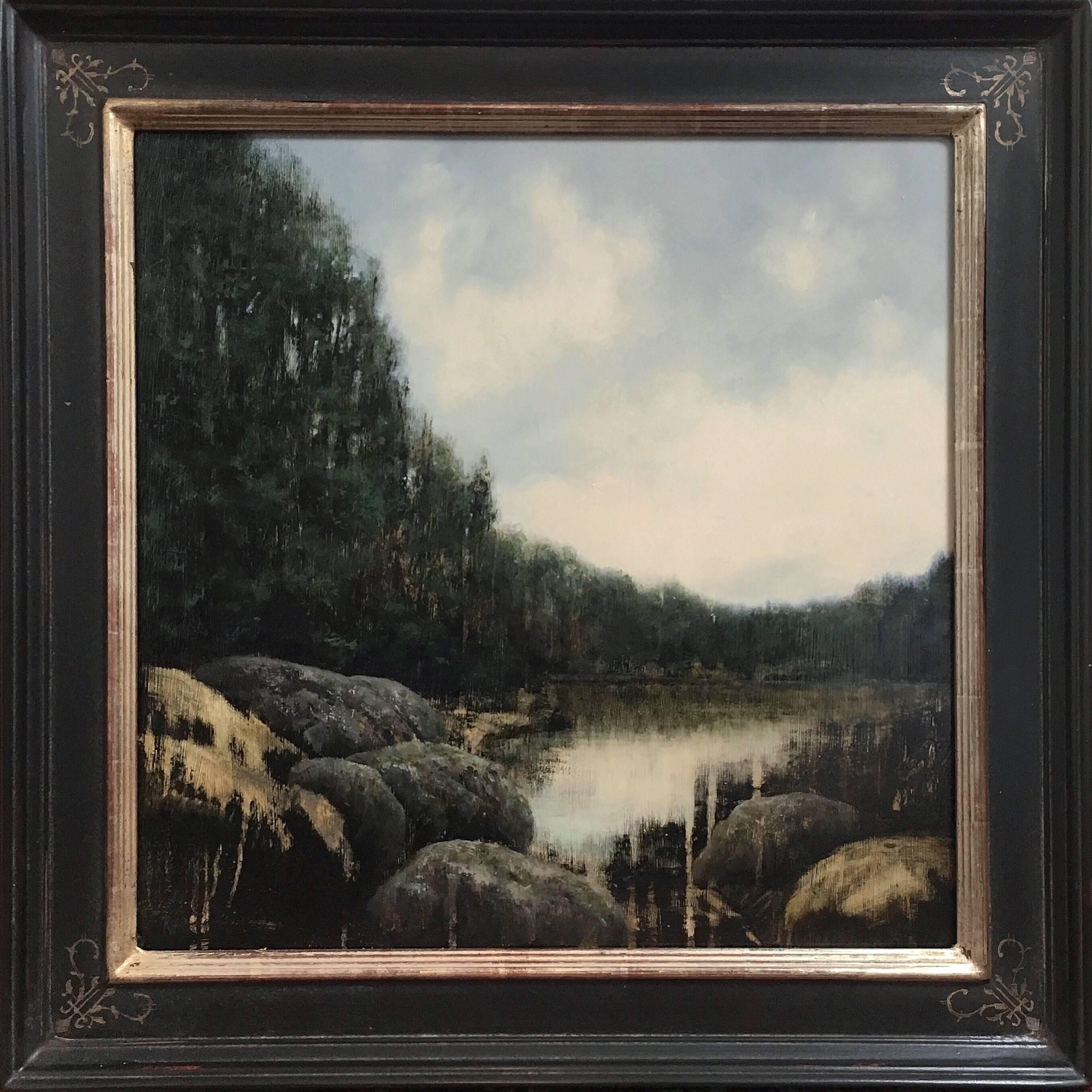 Northern Woods - Painting by Robert Wellings