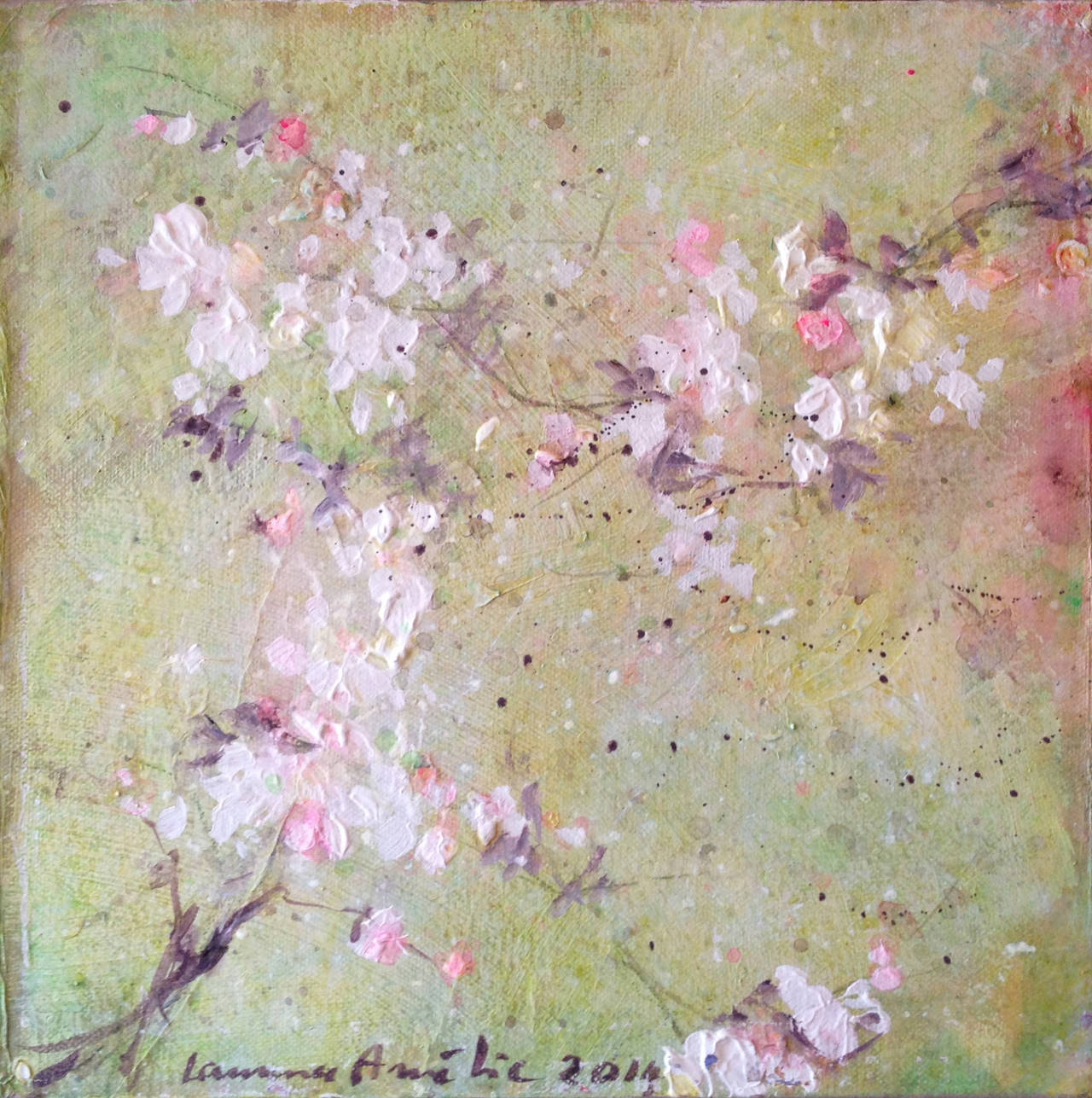 April - Painting by Laurence Amélie