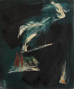 Gerard Schneider / Opus 130DZ / 1957 / oil on canvas