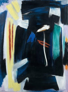 Gerard Schneider / Opus 47 B / Huile sur toile / 1953