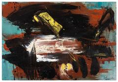 Gerard Schneider / Opus 106C / oil on canvas / 1958