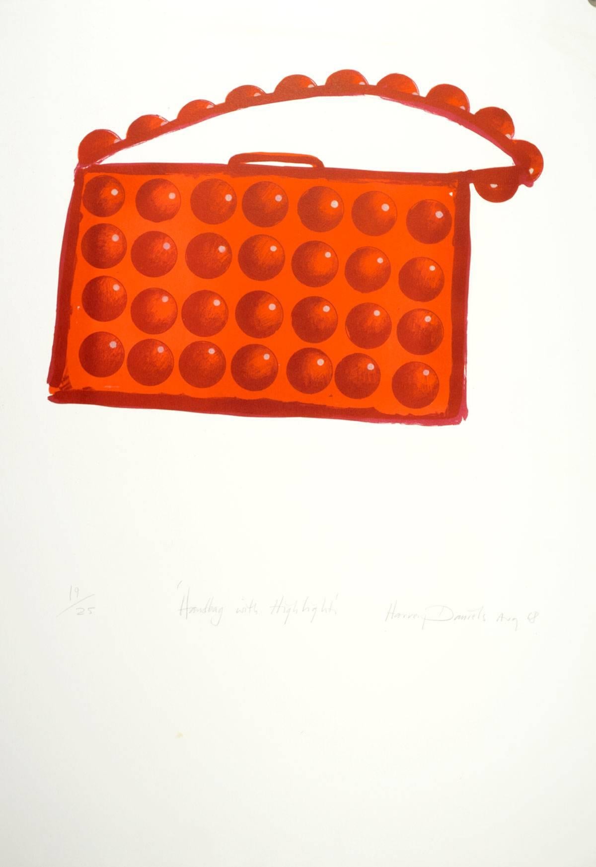 Harvey Daniels Print - Handbag with Highlights