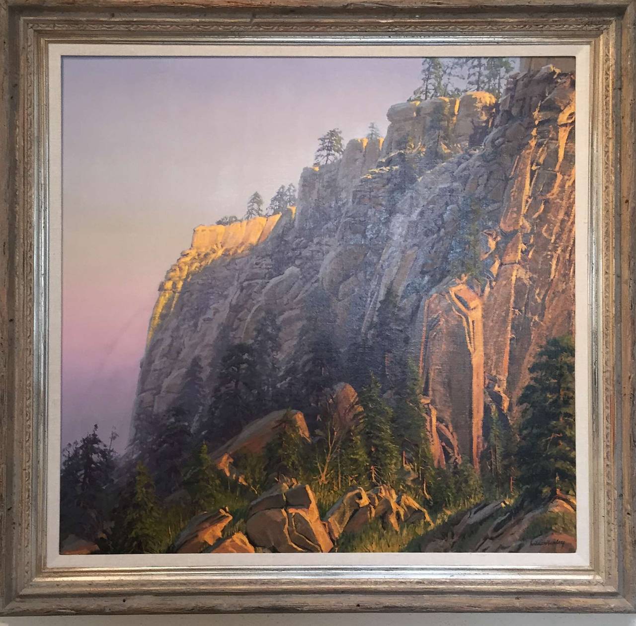 Sundown at the Narrows - Painting by Wilson Hurley