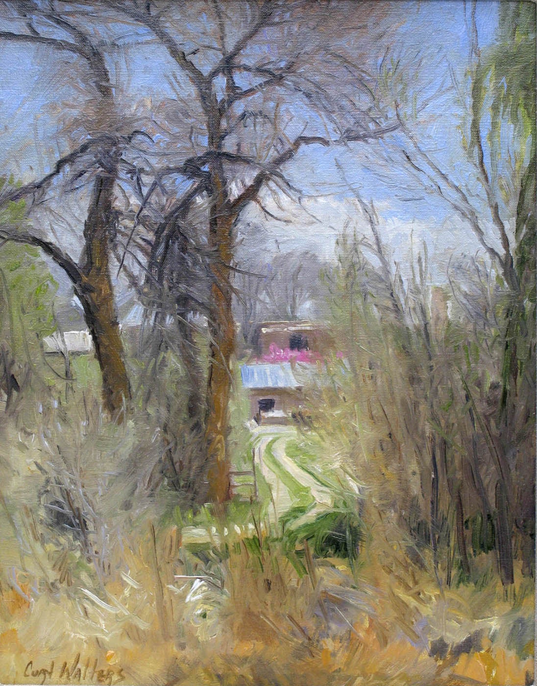 Spring in Santa Fe - Painting by Curt Walters