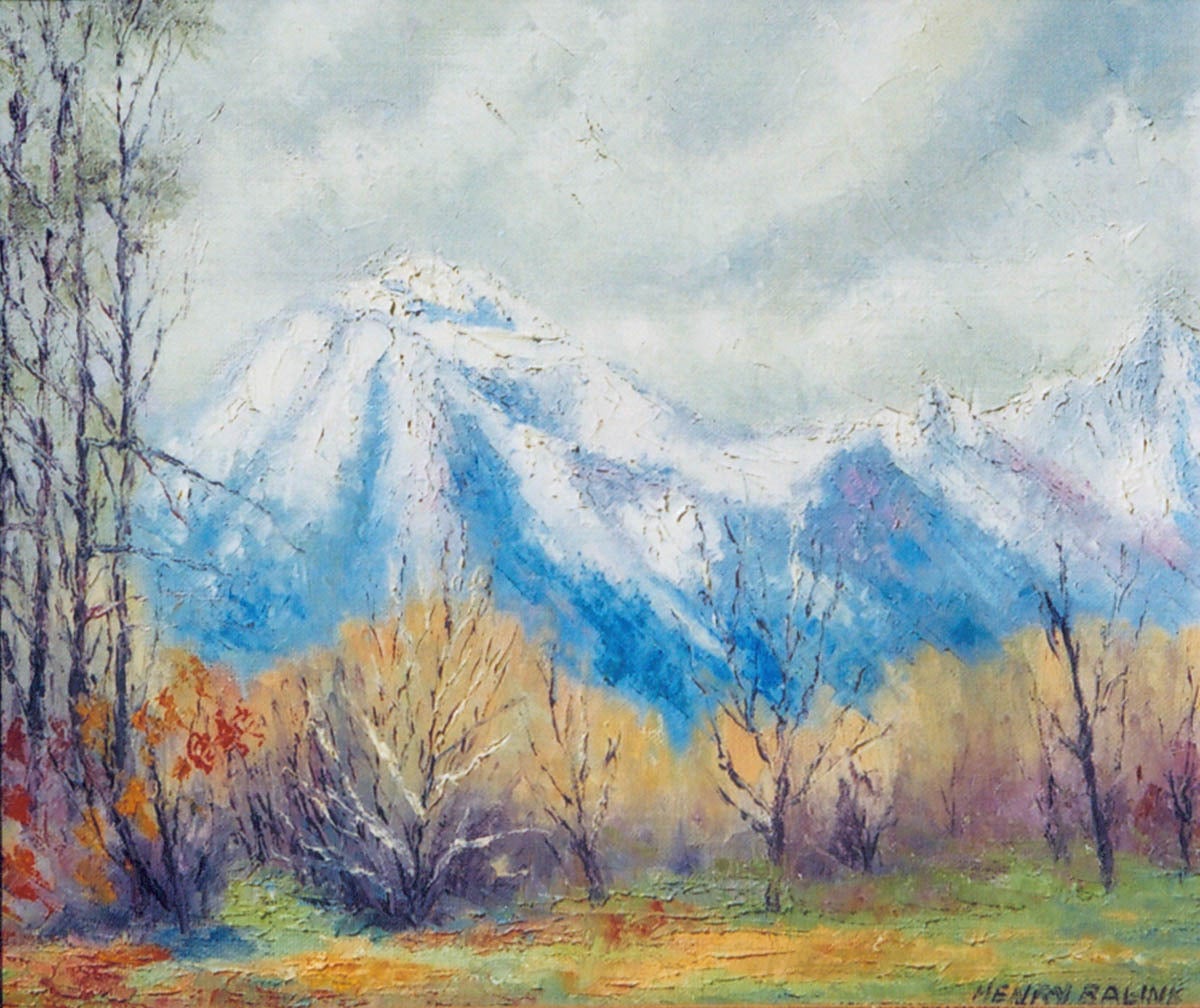 Henry C. Balink Landscape Painting - Untitled (Mountain Landscape)