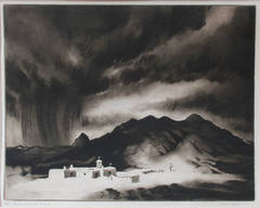 Taos Mountain and the Penitentes