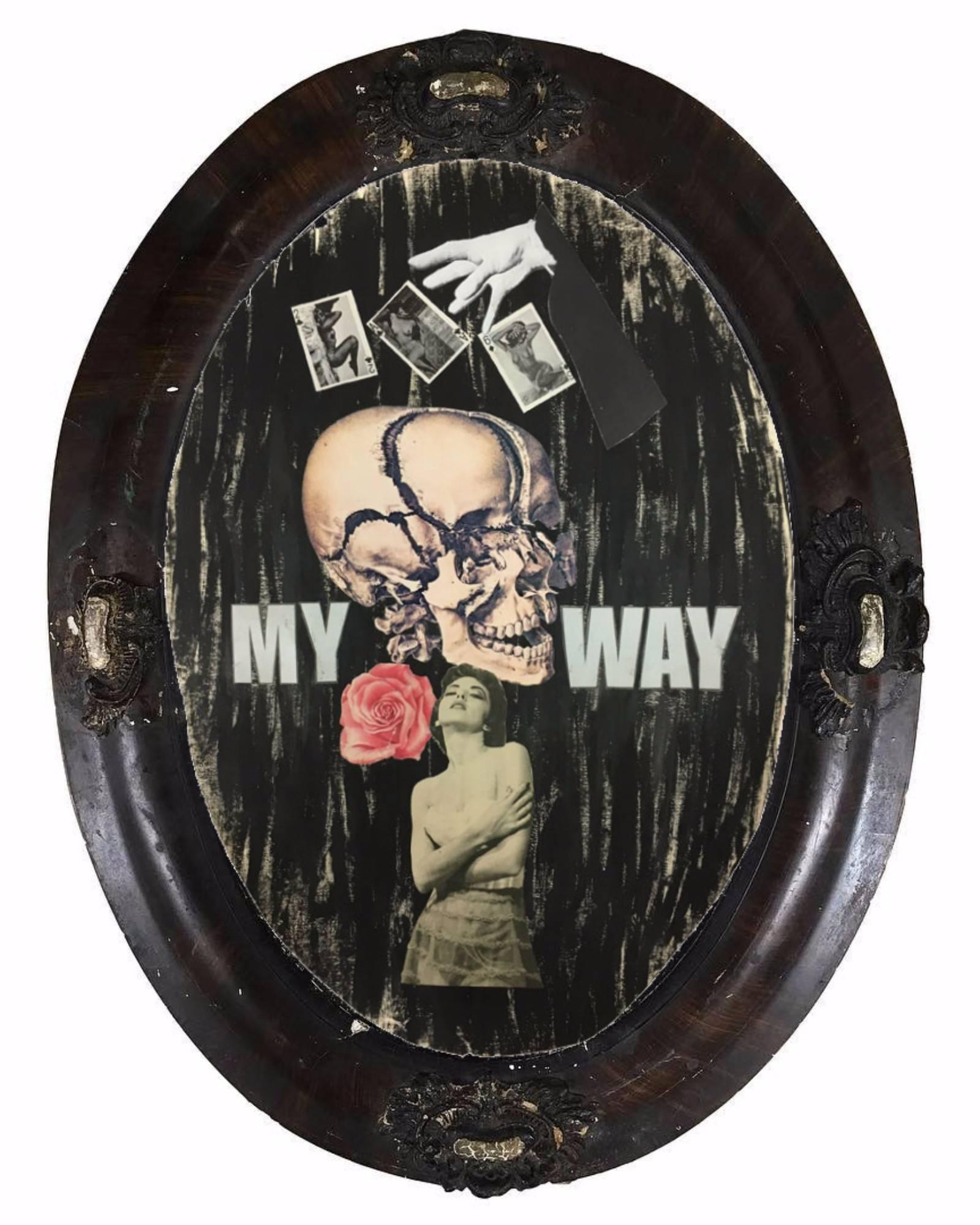 My Way - Mixed Media Art by Chuck Bones