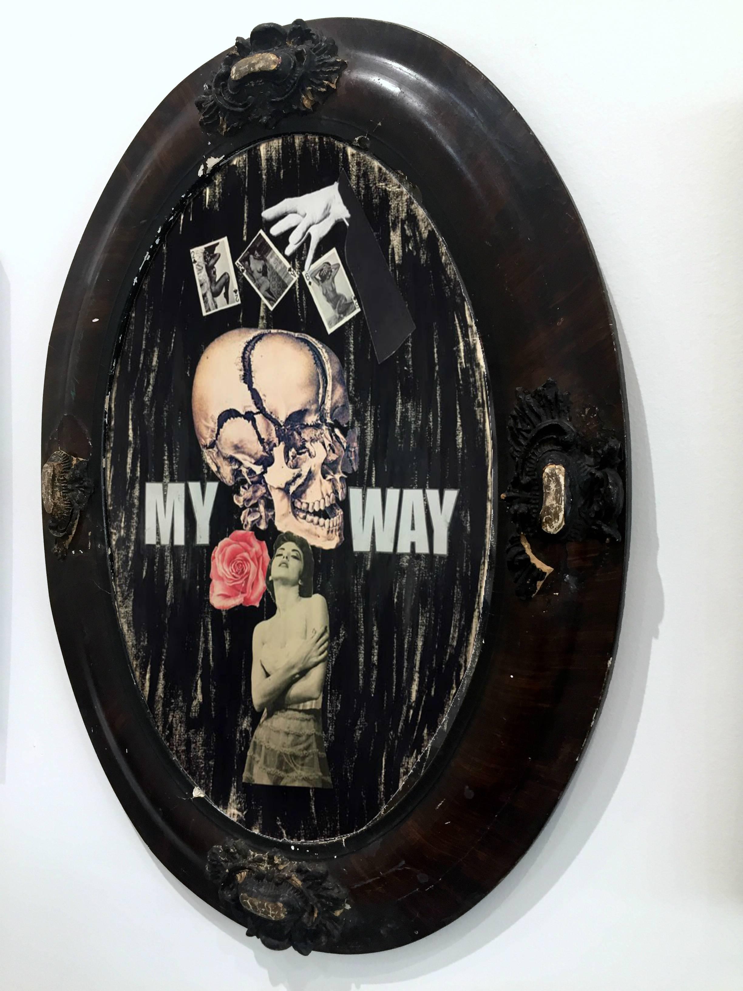 My Way - Contemporary Mixed Media Art by Chuck Bones
