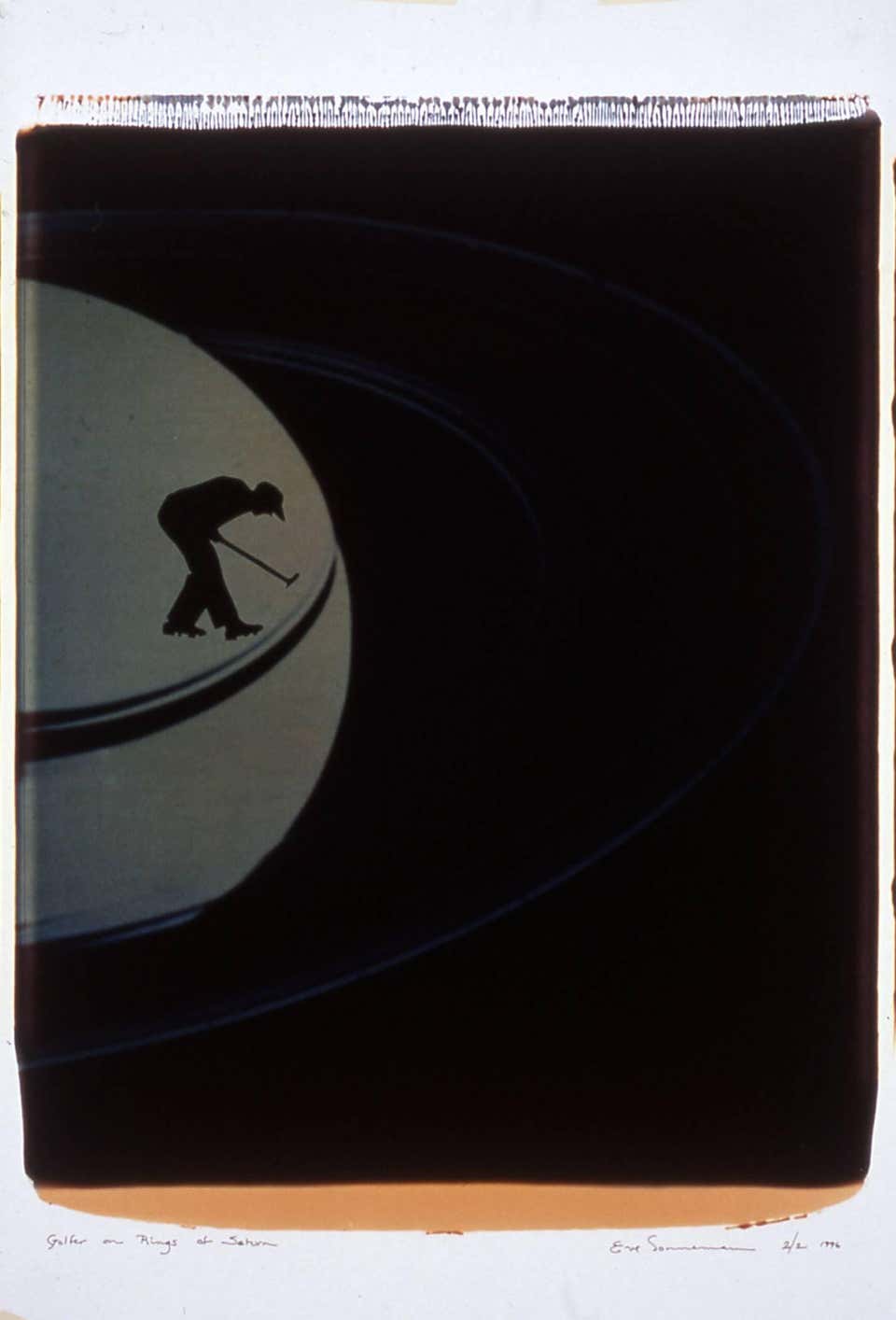 GOLFER ON SOLAR ECLIPSE