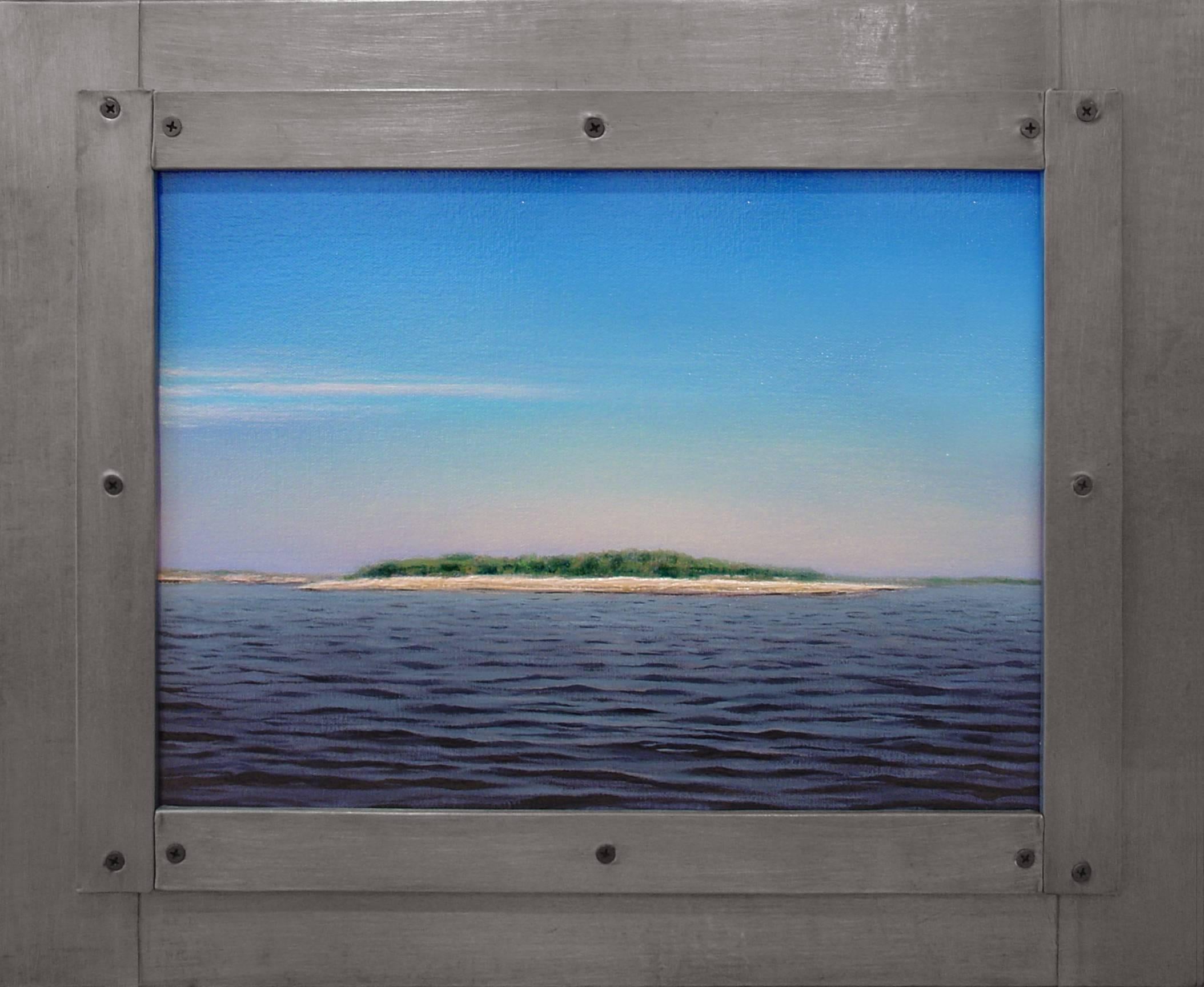 Adam Straus Landscape Painting - WARNER ISLAND, SHINNECOCK BAY