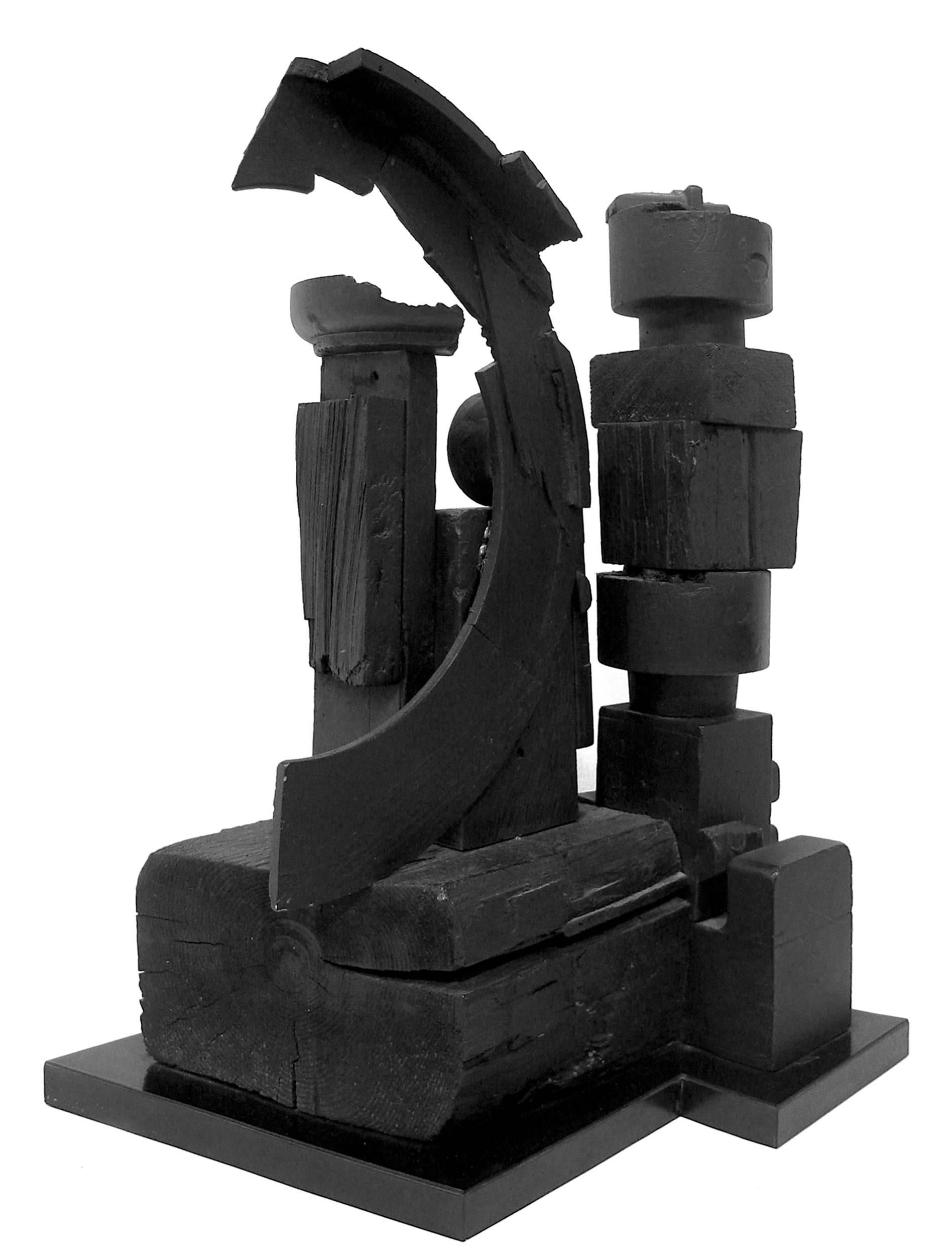 Louise Nevelson Abstract Sculpture - MAQUETTE FOR MONUMENTAL SCULPTURE VII