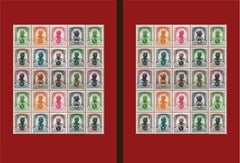 50 PORTRAITS (2 Seiten Briefmarken)