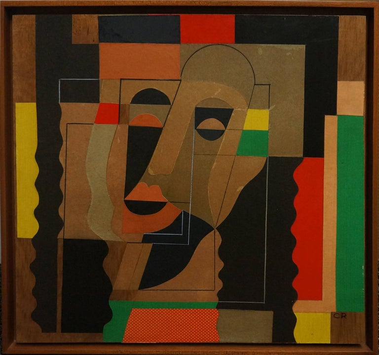 Carlos Rojas Head Papeles Pegados Series For Sale At 1stdibs