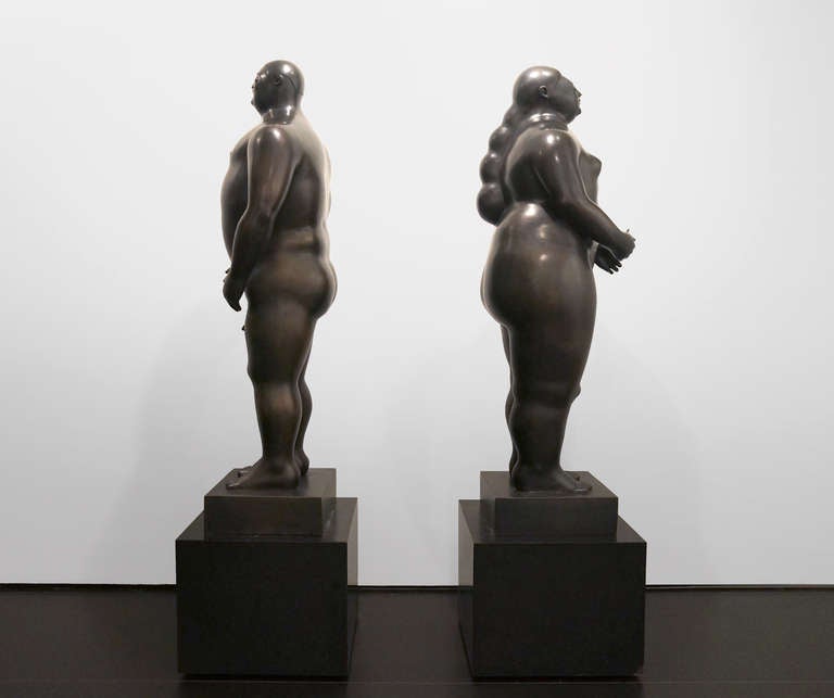 fernando botero adam and eve sculpture