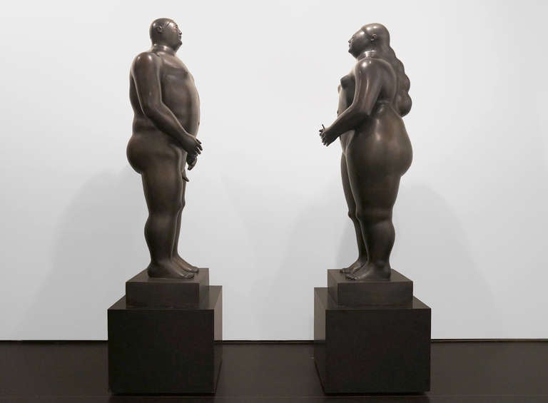 adam and eve botero