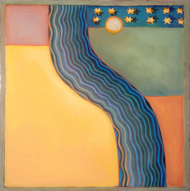 Landscape Painting de Valerie B Hird - MITO DE LA TIERRA I