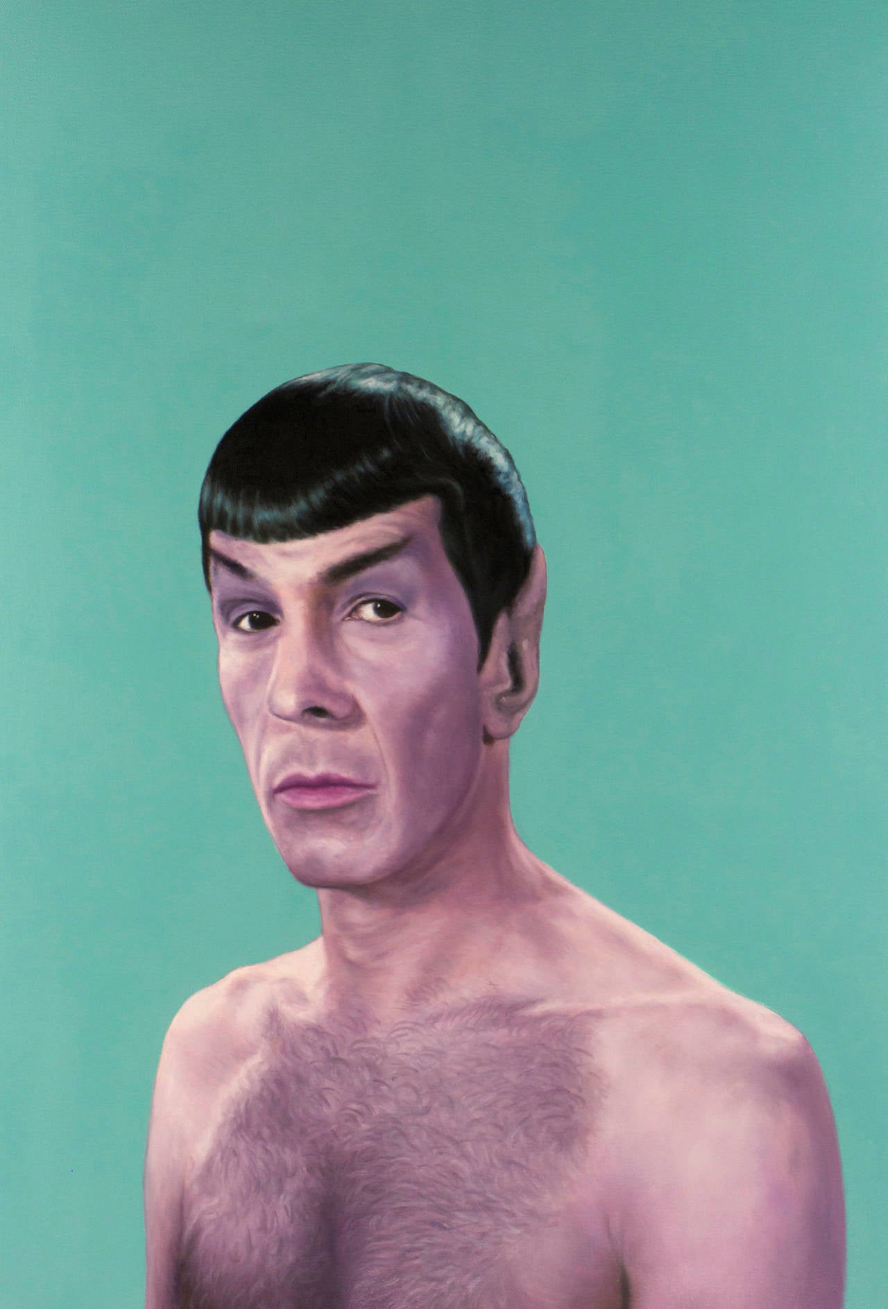Michael Caines Figurative Painting - Spock