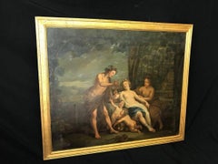 French School 18th Century "Bacchanal With Bacchus And Venus"