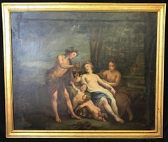 French School 18th Century "Bacchanal With Bacchus And Venus"