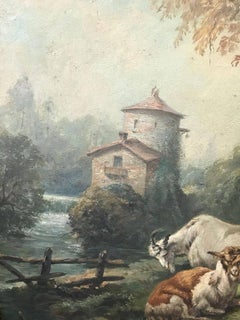 French 19th Century Frame " Scene Galante"