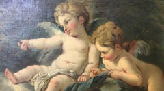 French Frame "Allegorie Cherubins" 19th Century