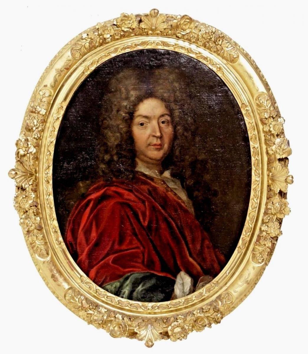 Hyacinthe Rigaud Portrait Painting - Portrait Aristrocate