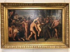 Important 18th Century French Frame "Bacchanale"