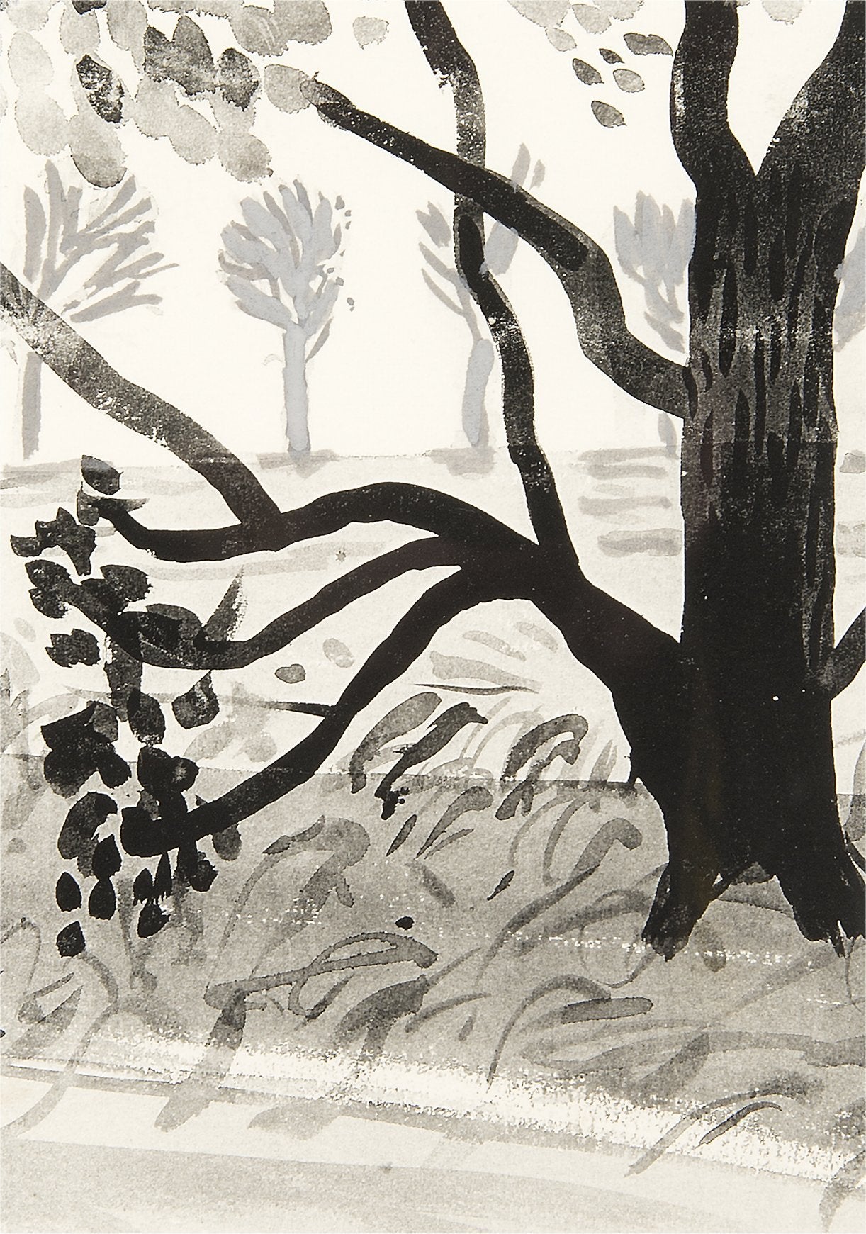 Woldgate-Wälder – Art von David Hockney