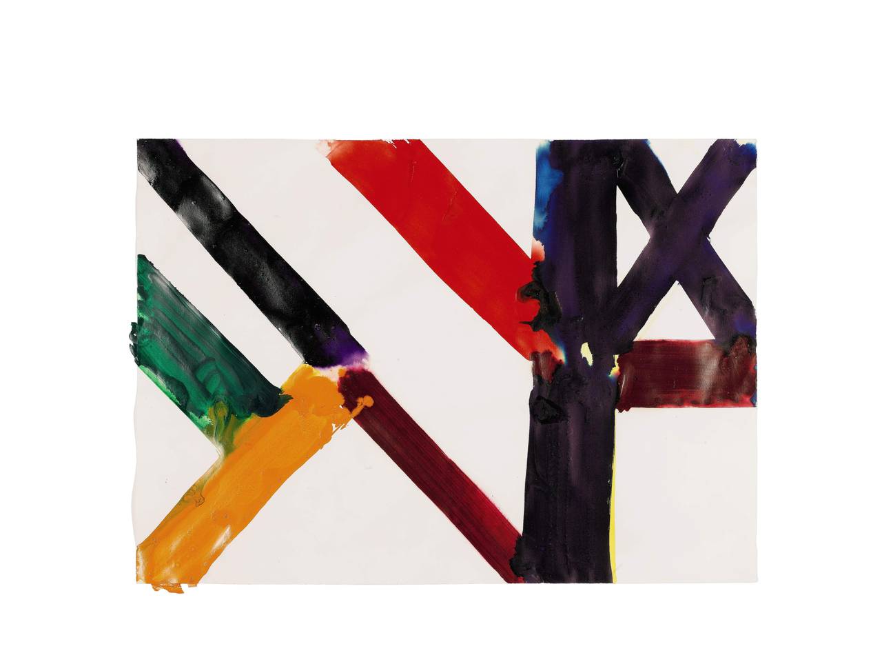 Untitled, SF79-101, 1979 - Painting by Sam Francis