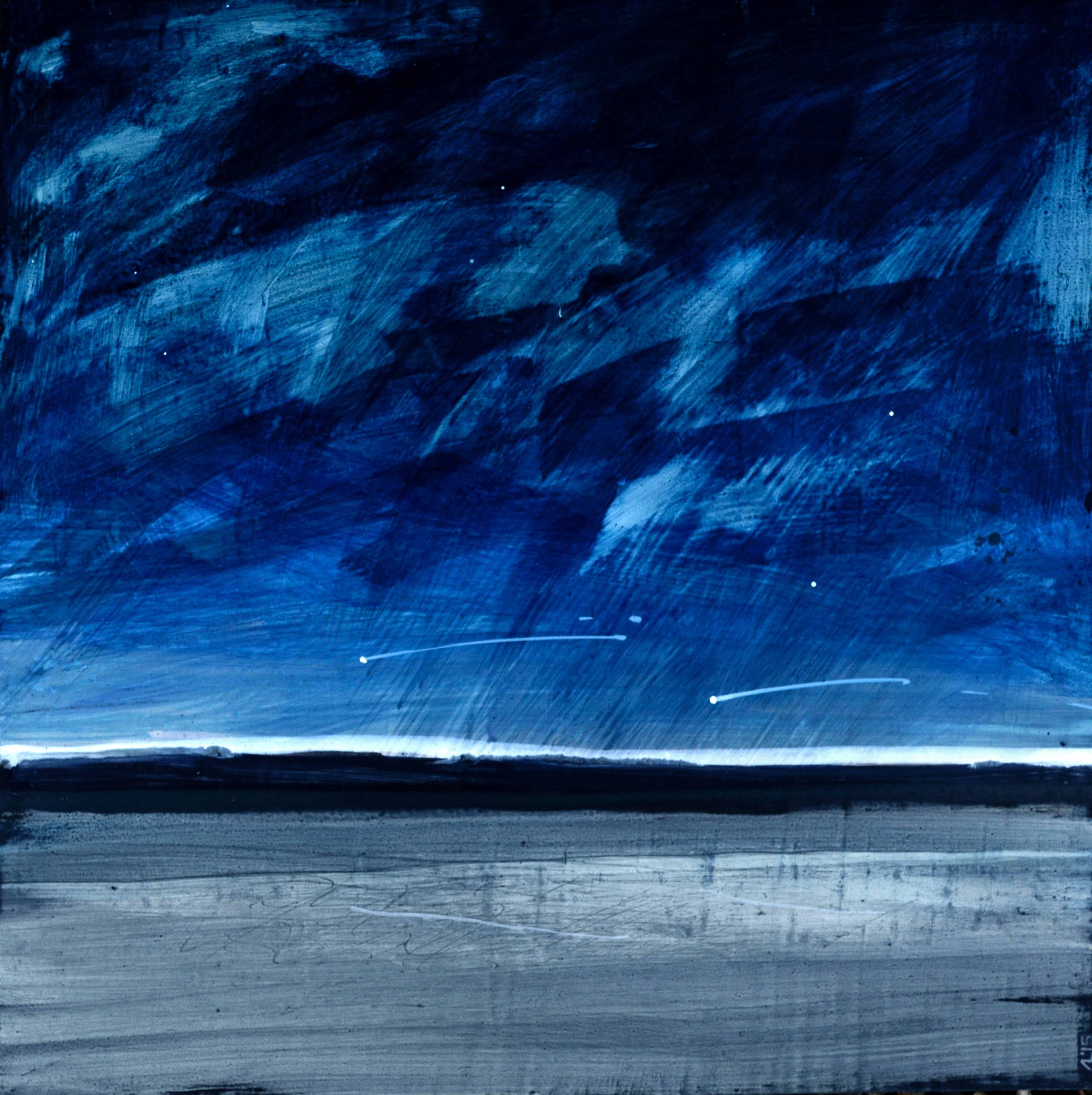 Andrew Lansley Landscape Painting - Brancaster Night
