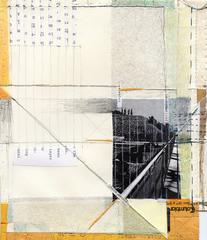 Blue Bridge from Peter's park Series, Kitchen Table Collages