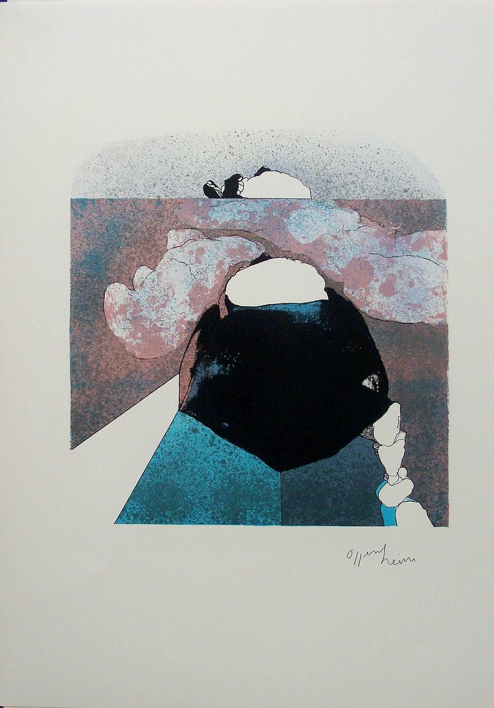 David H. Oppenheim Abstract Print - from "Obsession", a 10 piece suite of original hand signed Color Lithographs