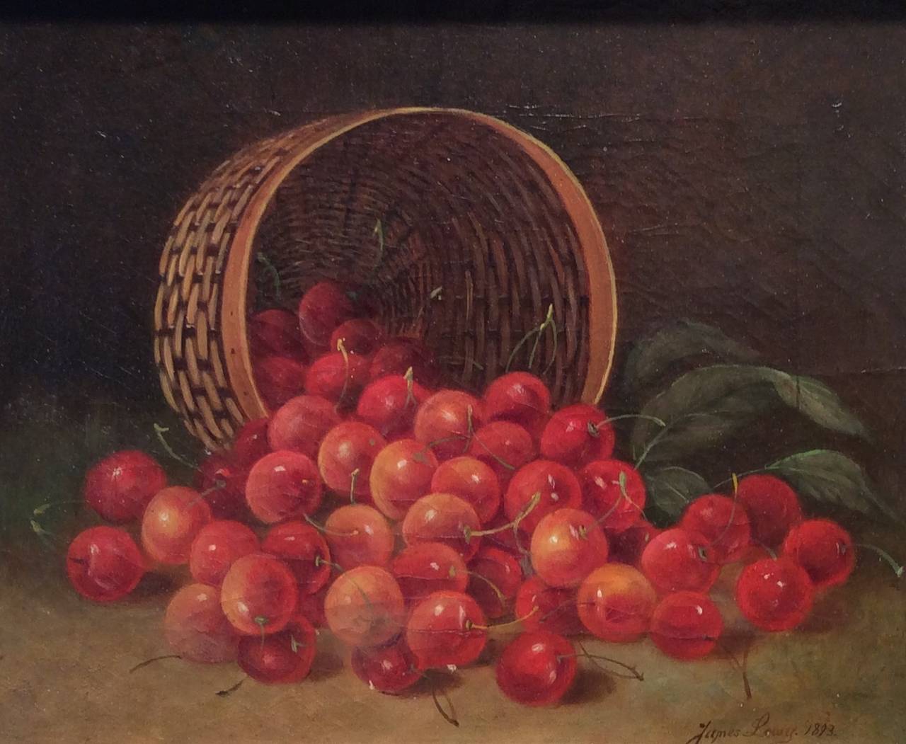 Joseph Lewy Still-Life Painting - Cherries