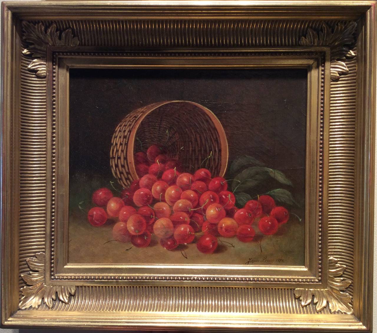 Cherries - Painting by Joseph Lewy