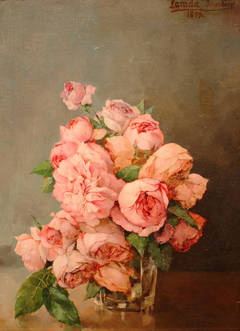 Antique Still Life with Roses