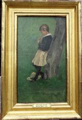 “Playing Flute: A Sketch of Stephen Fitzgerald, Petersham, Mass"