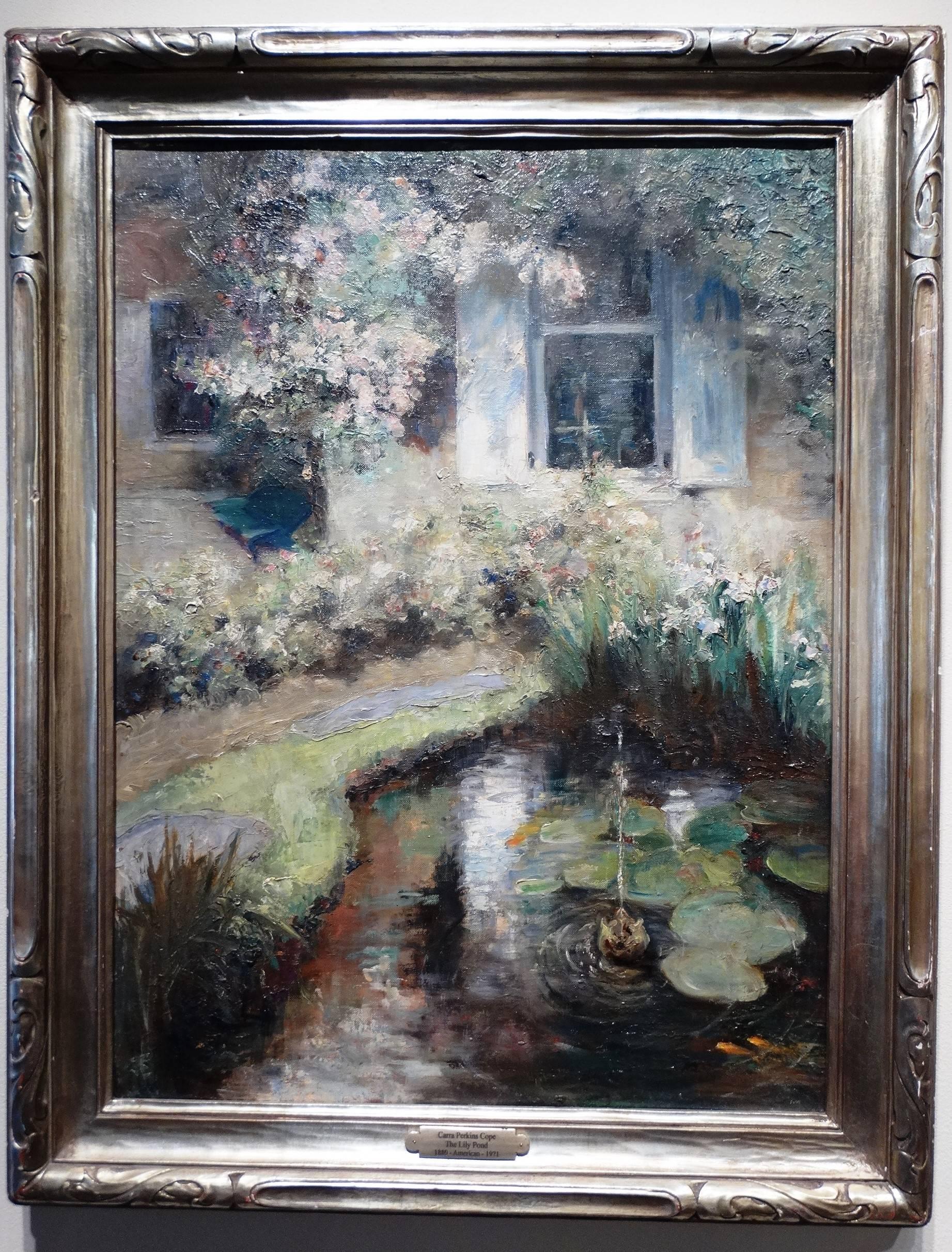 Carra Perkins Cope Landscape Painting - The Lily Pond 